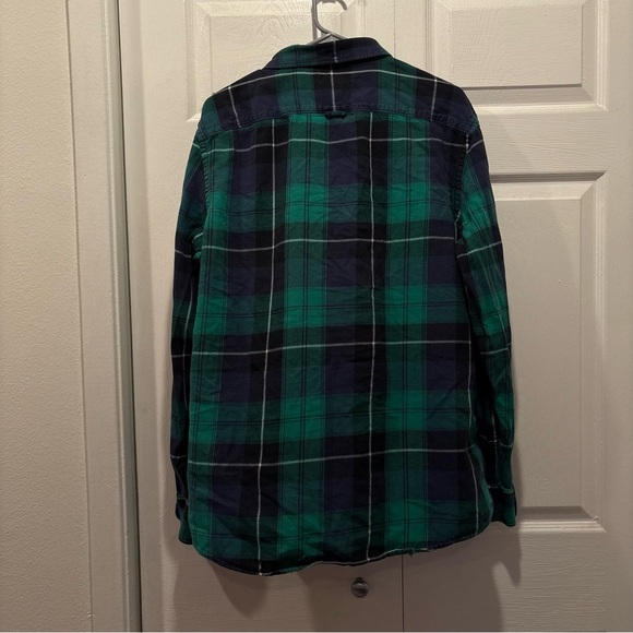 Green and Blue 14th & Union Button Up Flannel - Size XL - Picture 5 of 7
